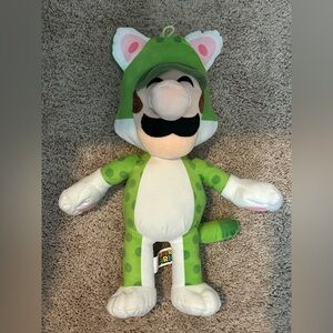 Nintendo Green and White Luigi Plush Toy
